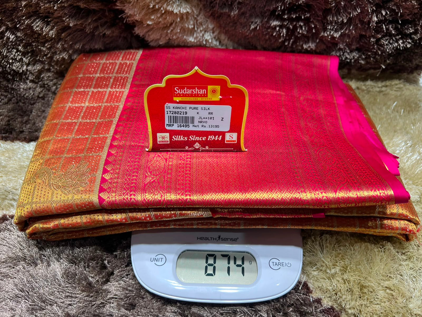 Pure Kanchipuram Silk Saree