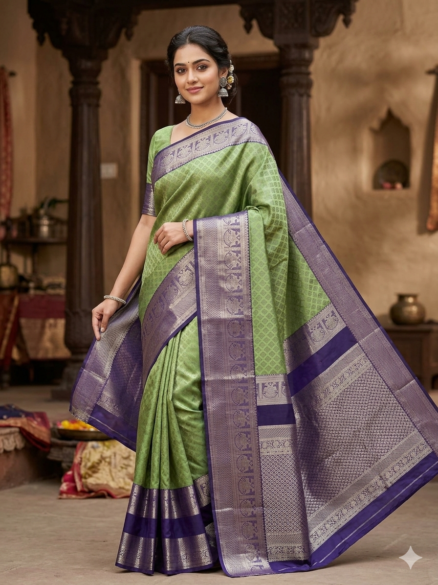 Pure Kanchipuram Silk Saree
