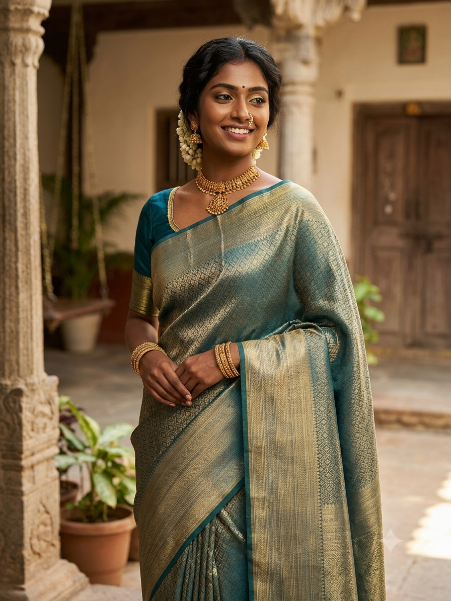 Pure Kanchipuram Silk Saree