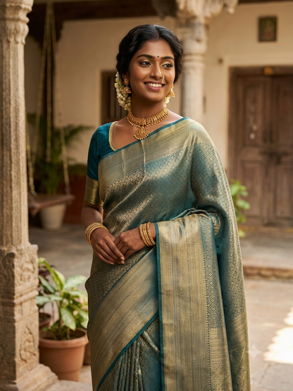 Pure Kanchipuram Silk Saree