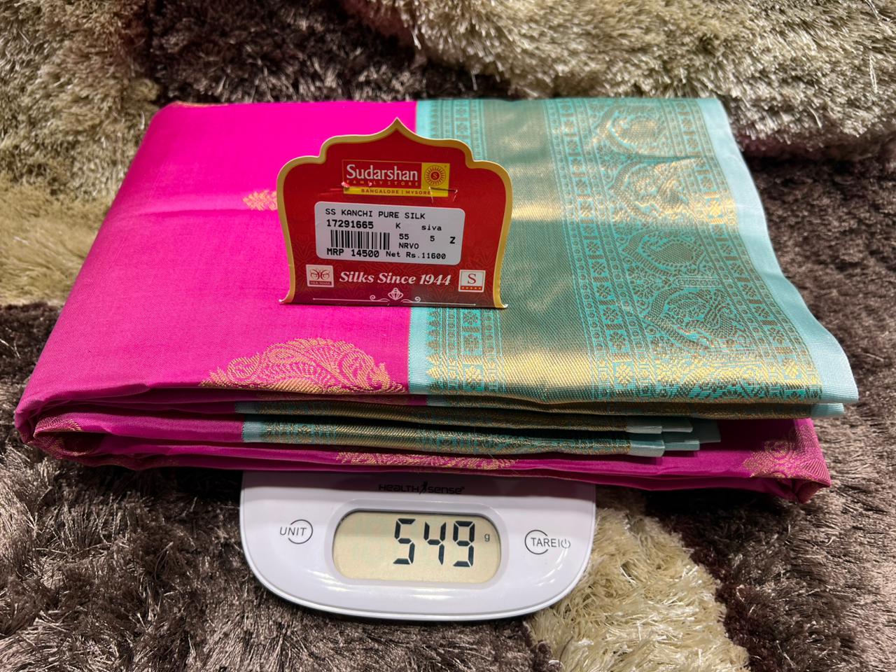 Pure Kanchipuram Silk Saree