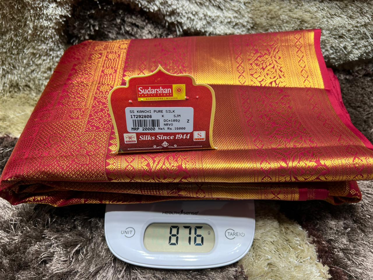 Pure Kanchipuram Silk Saree