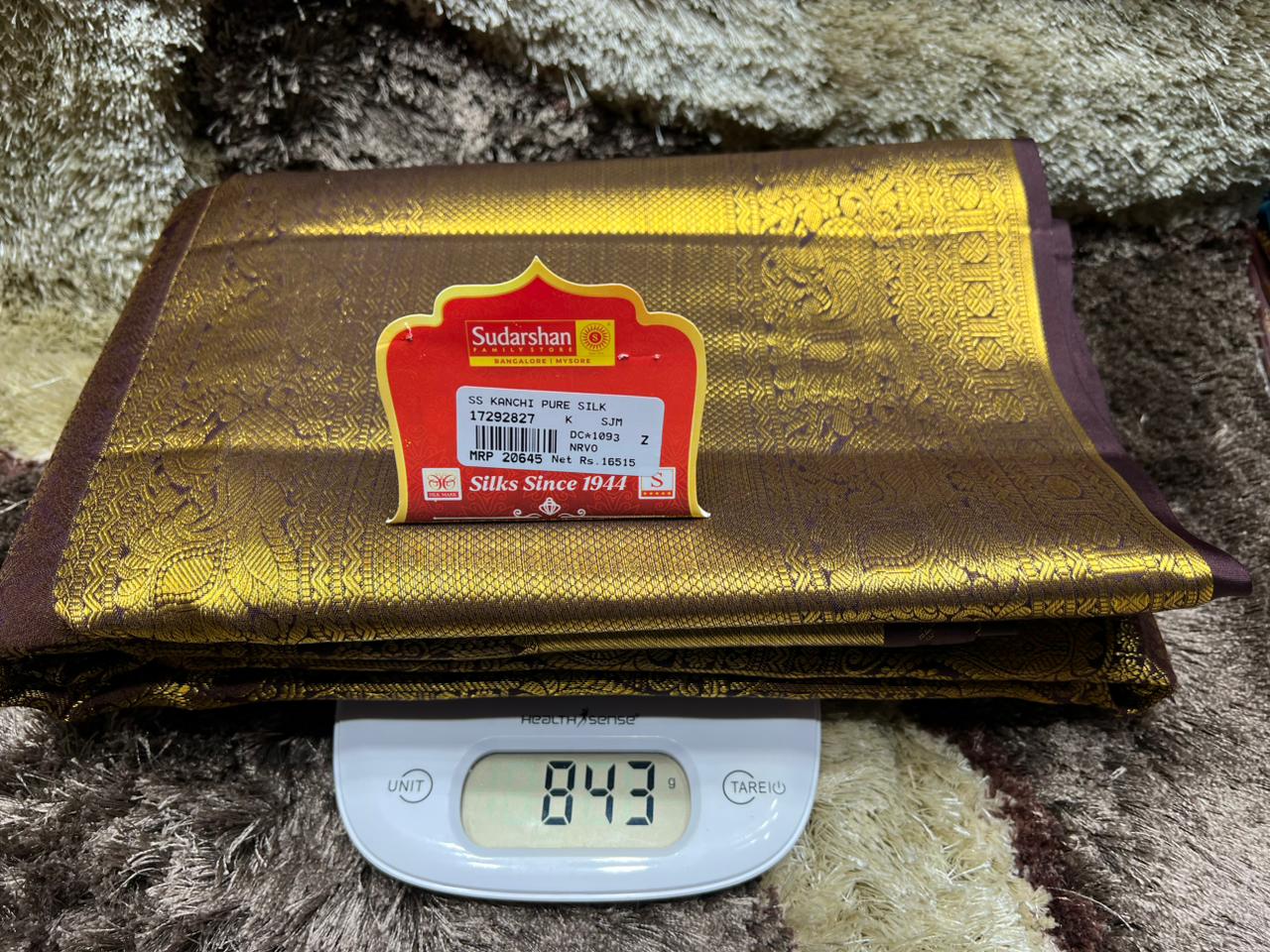 Pure Kanchipuram Silk Saree