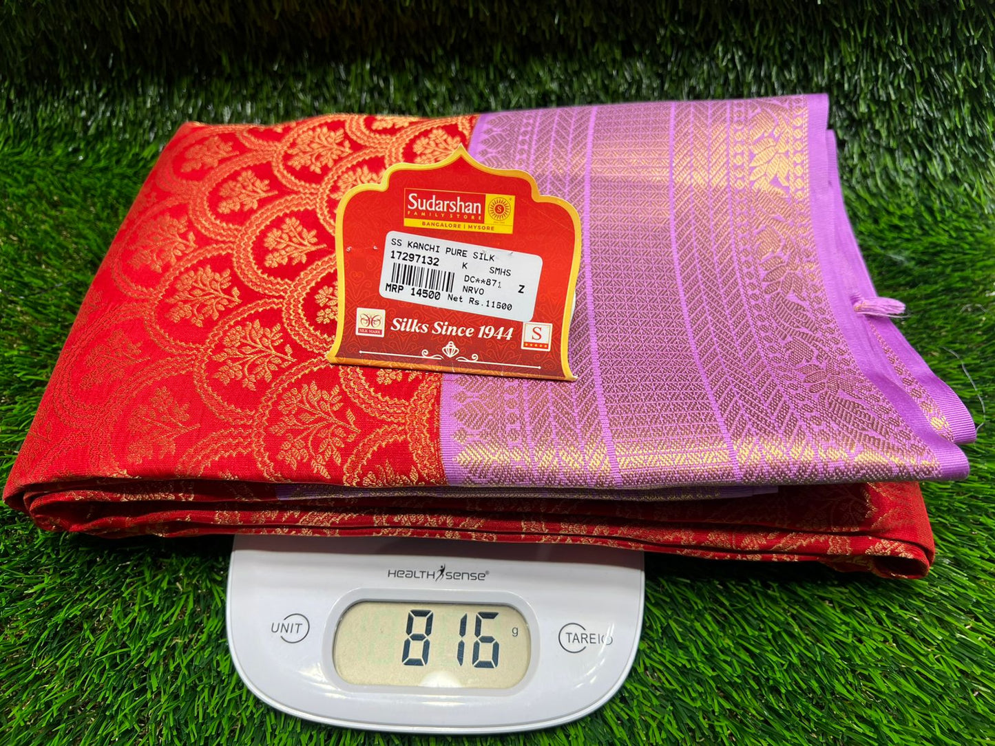 Pure Kanchipuram Silk Saree