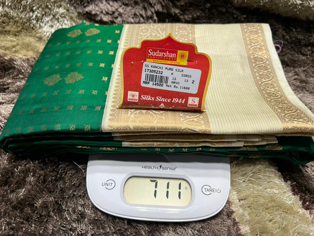 Pure Kanchipuram Silk Saree