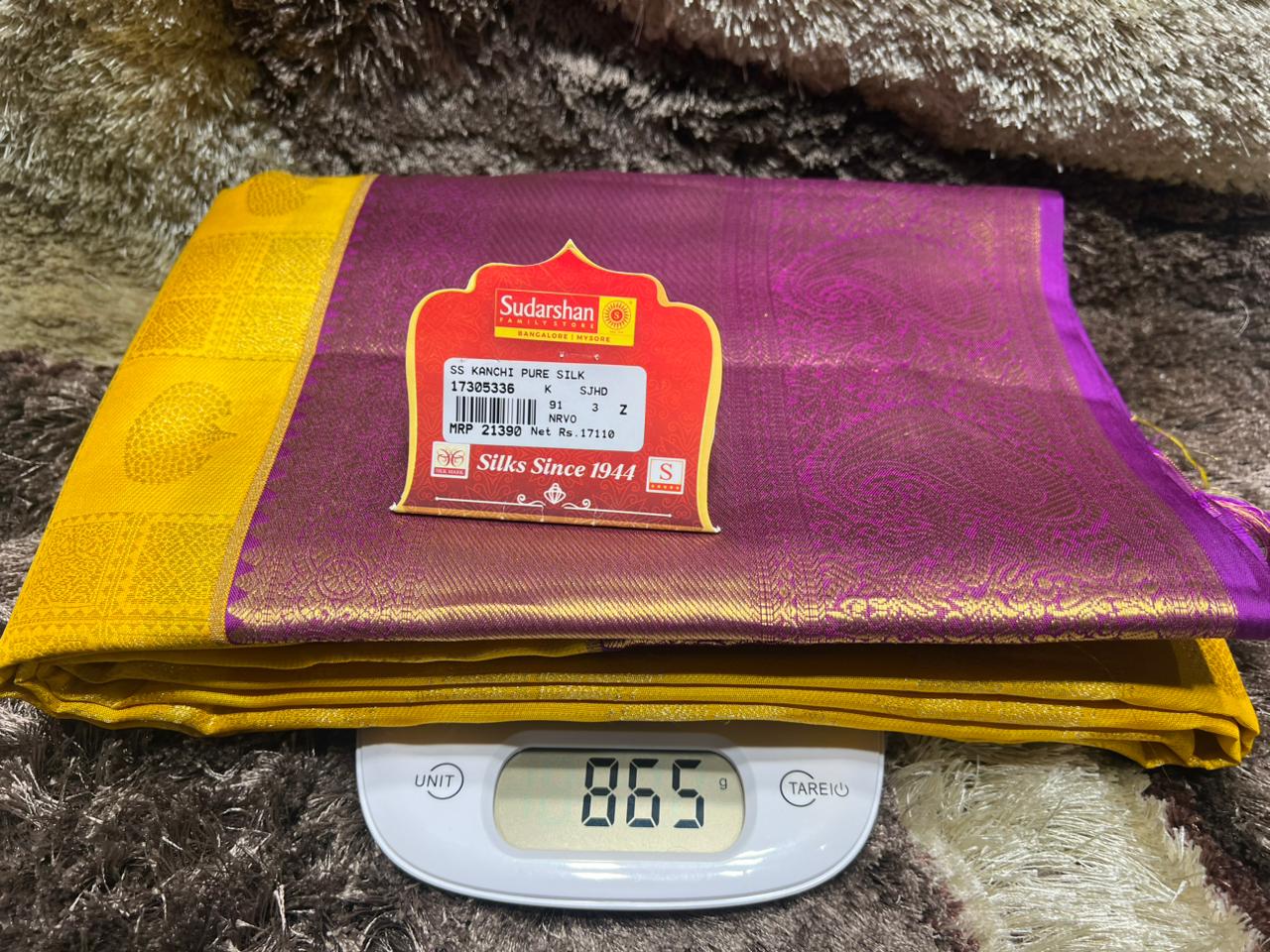 Pure Kanchipuram Silk Saree