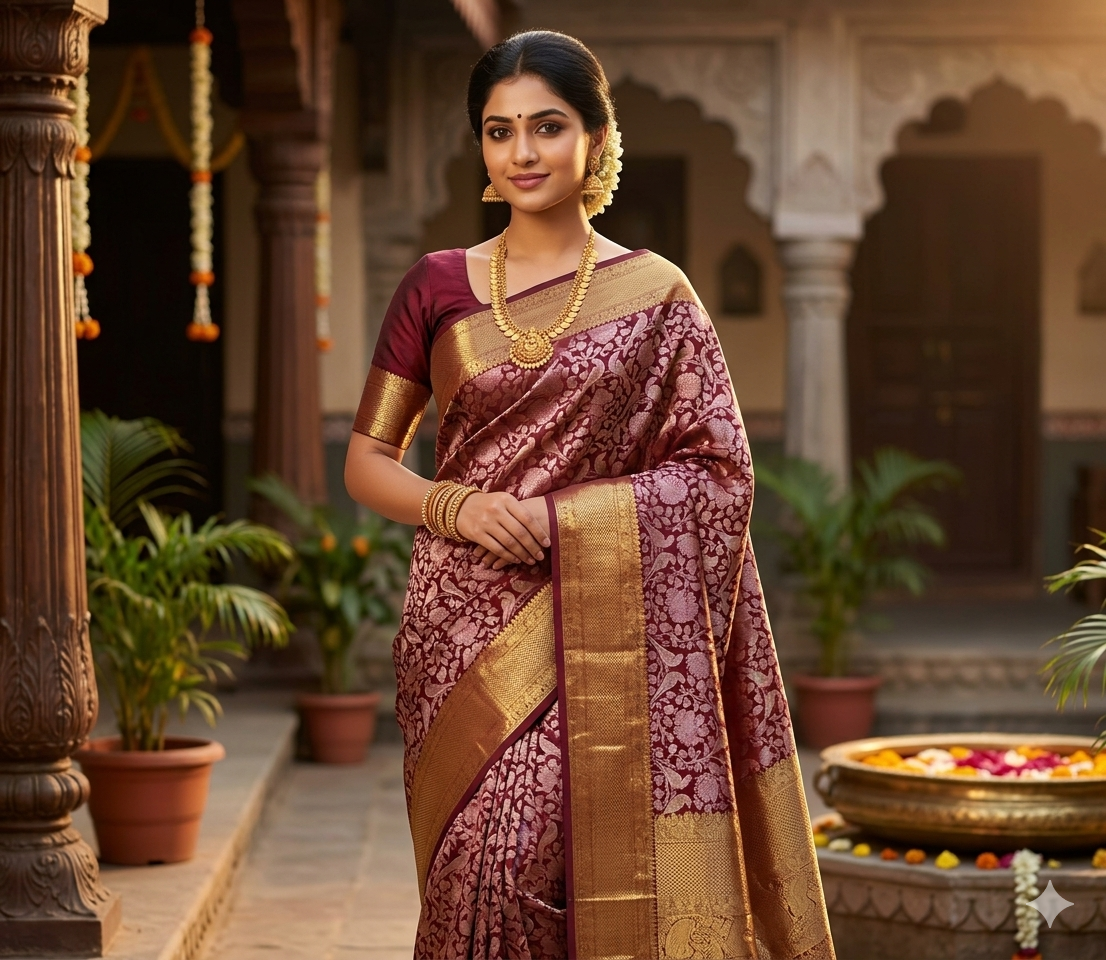 Pure Kanchipuram Silk Saree