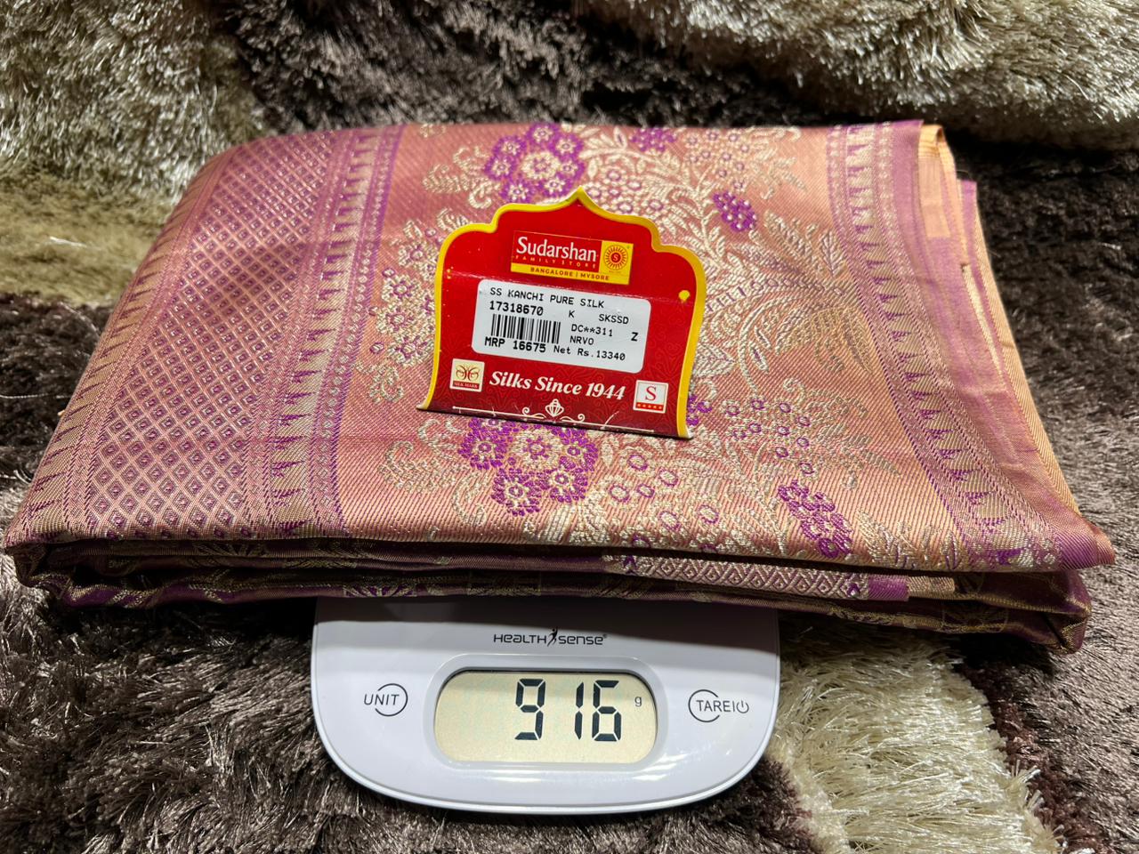 Pure Kanchipuram Silk Saree