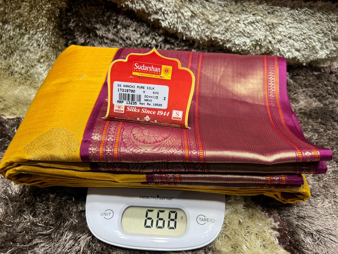 Pure Kanchipuram Silk Saree