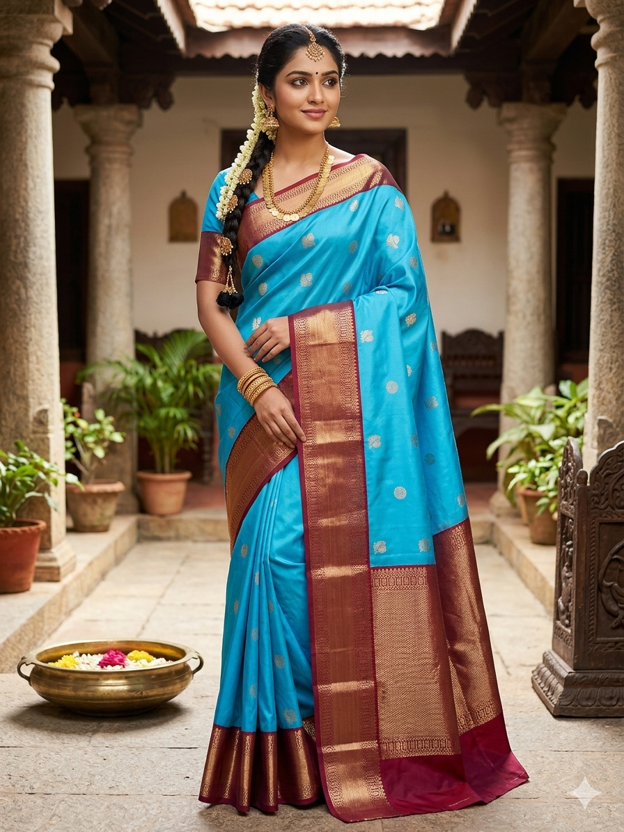 Pure Kanchipuram Silk Saree