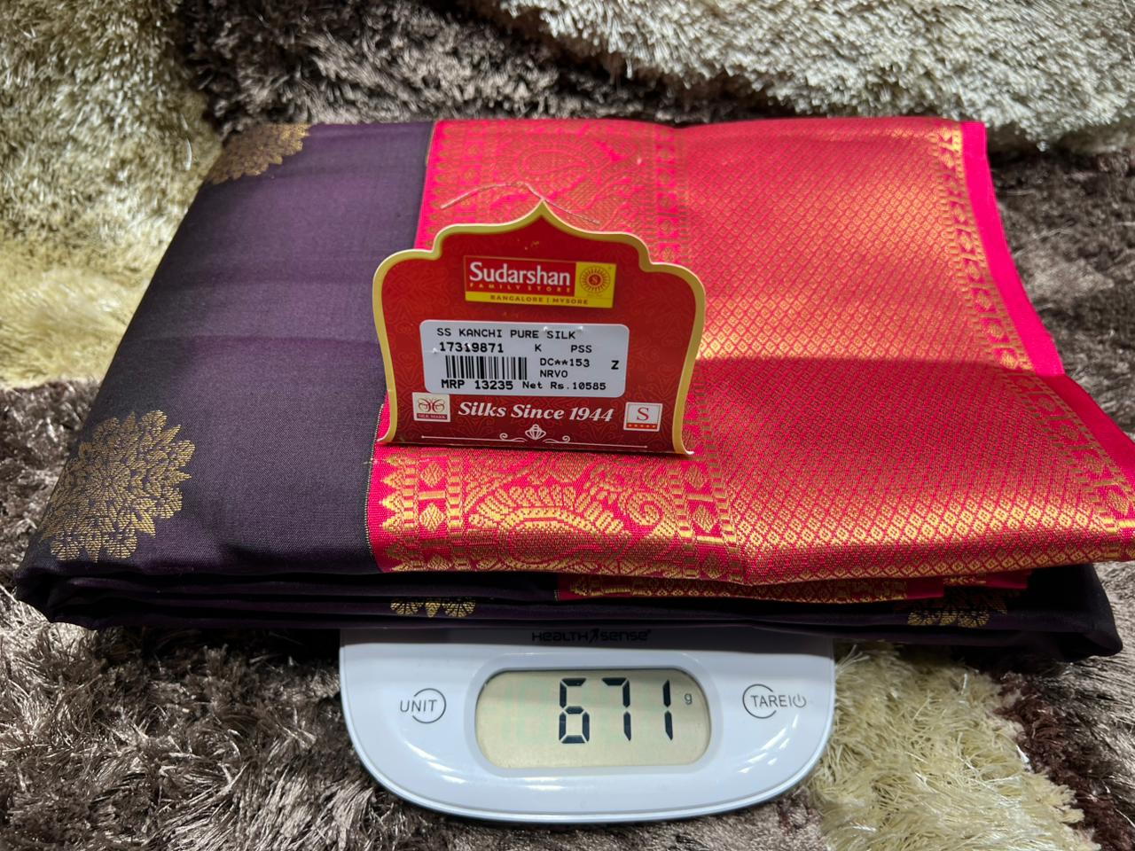 Pure Kanchipuram Silk Saree