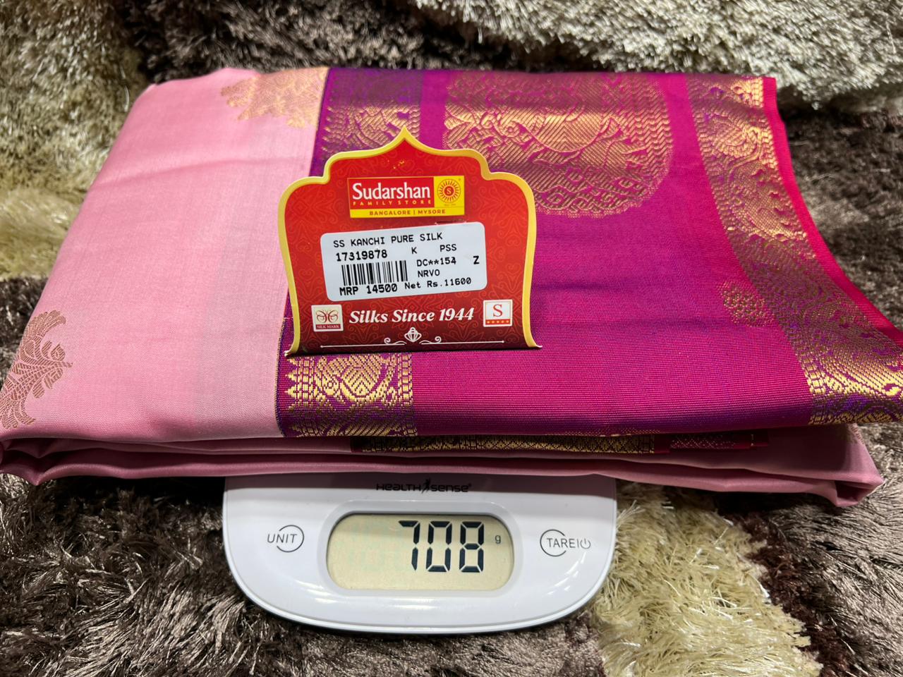 Pure Kanchipuram Silk Saree