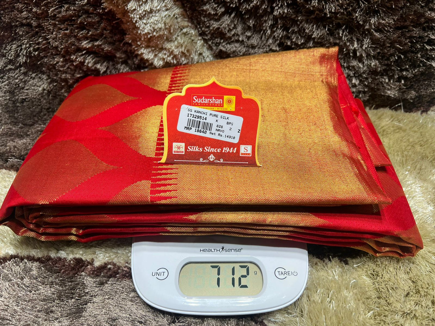 Pure Kanchipuram Silk Saree