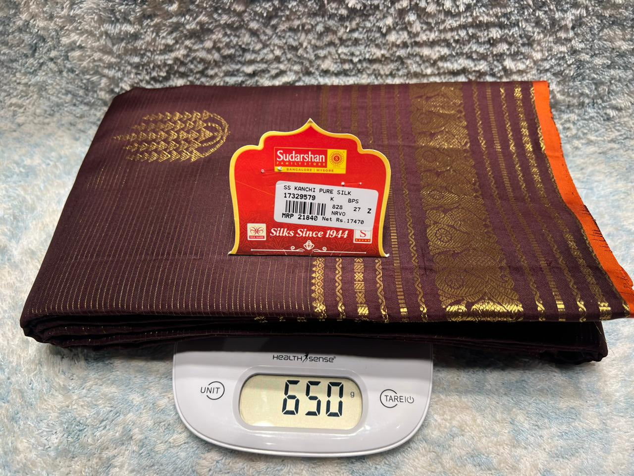 Pure Kanchipuram Silk Saree