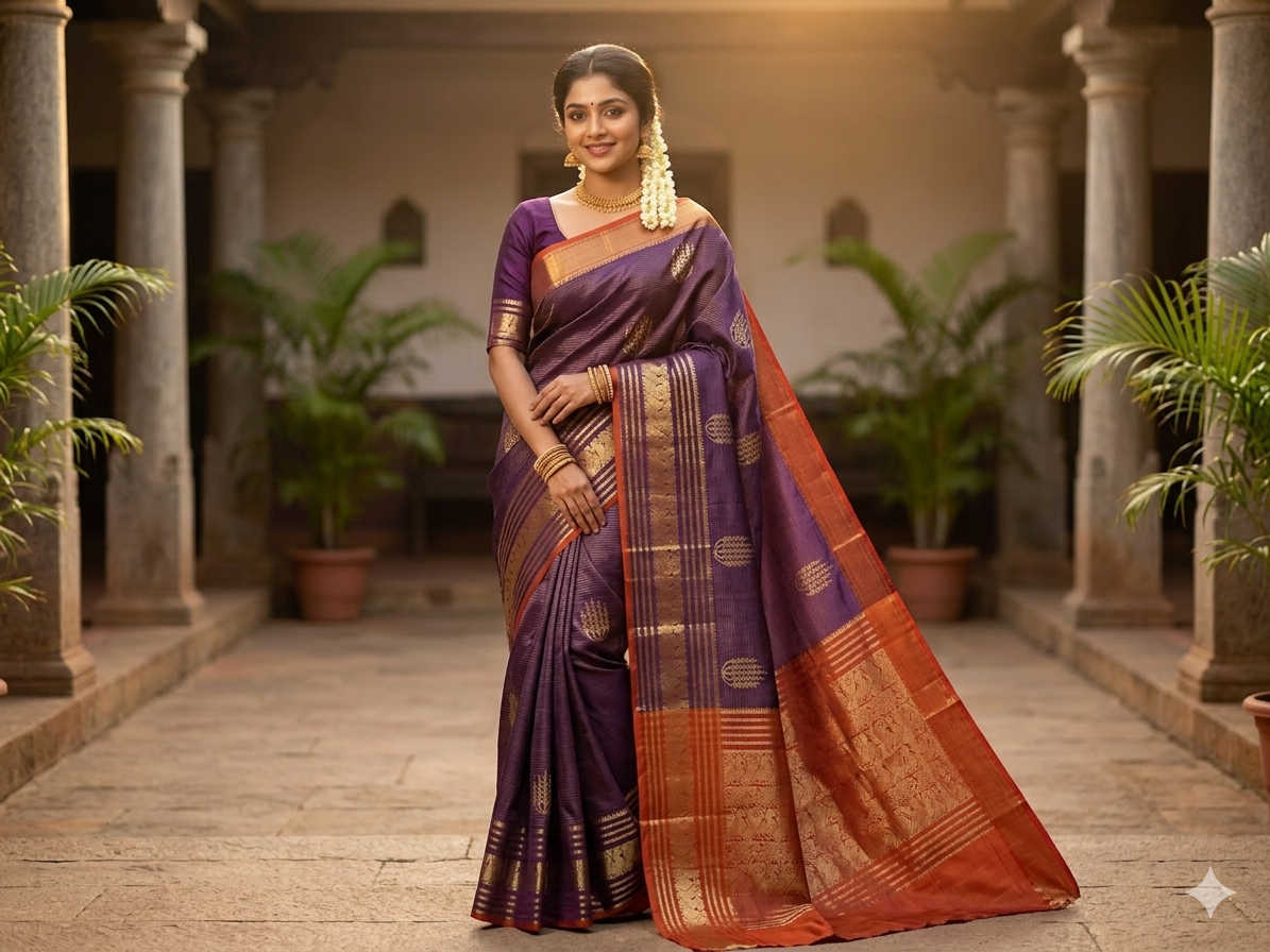 Pure Kanchipuram Silk Saree