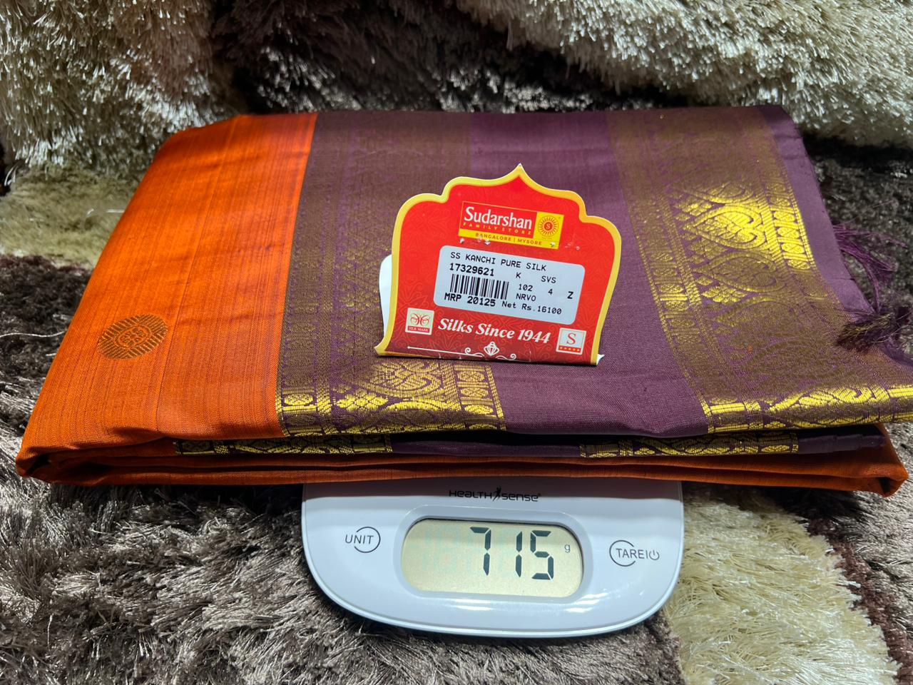 Pure Kanchipuram Silk Saree