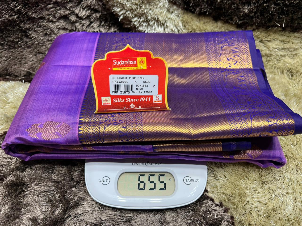 Pure Kanchipuram Silk Saree