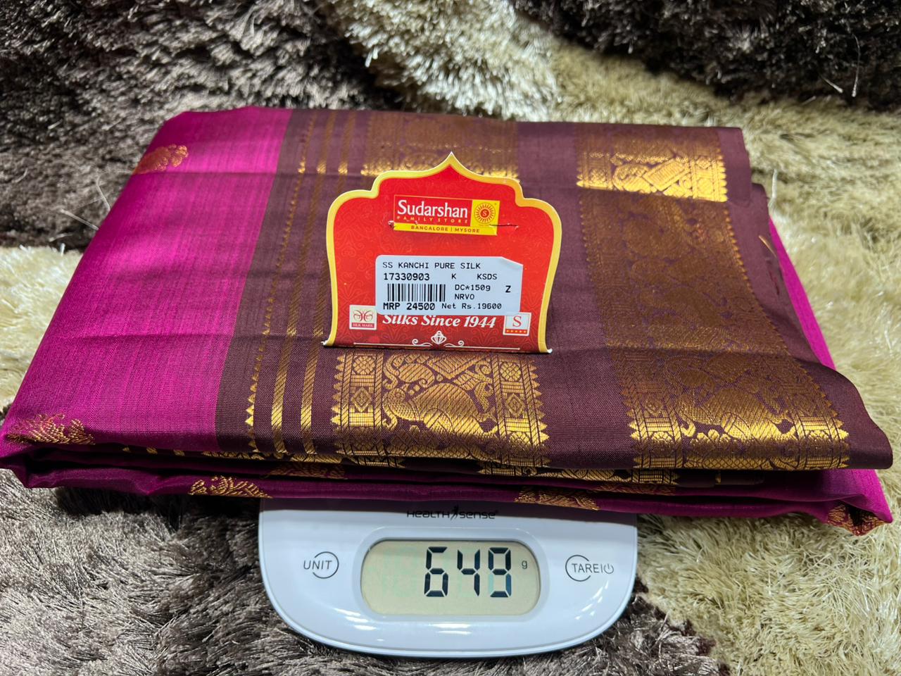 Pure Kanchipuram Silk Saree