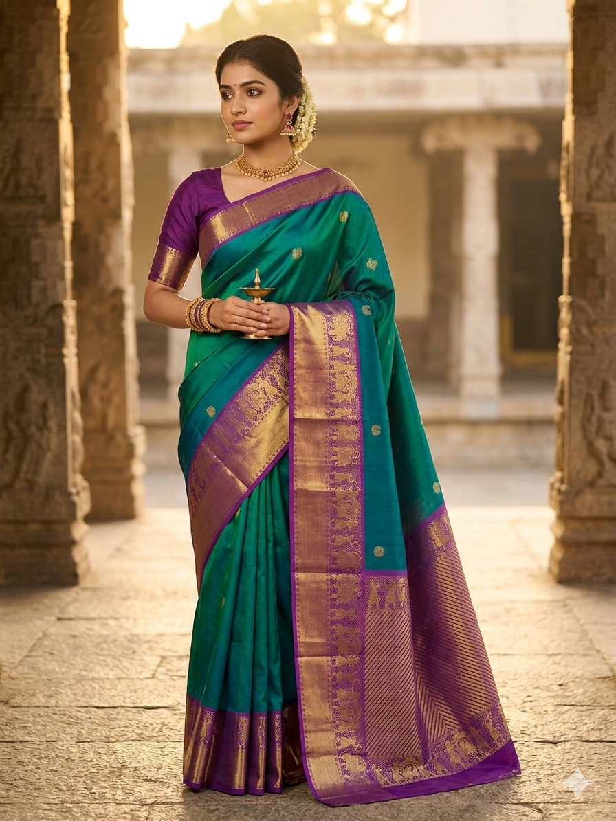 Pure Kanchipuram Silk Saree