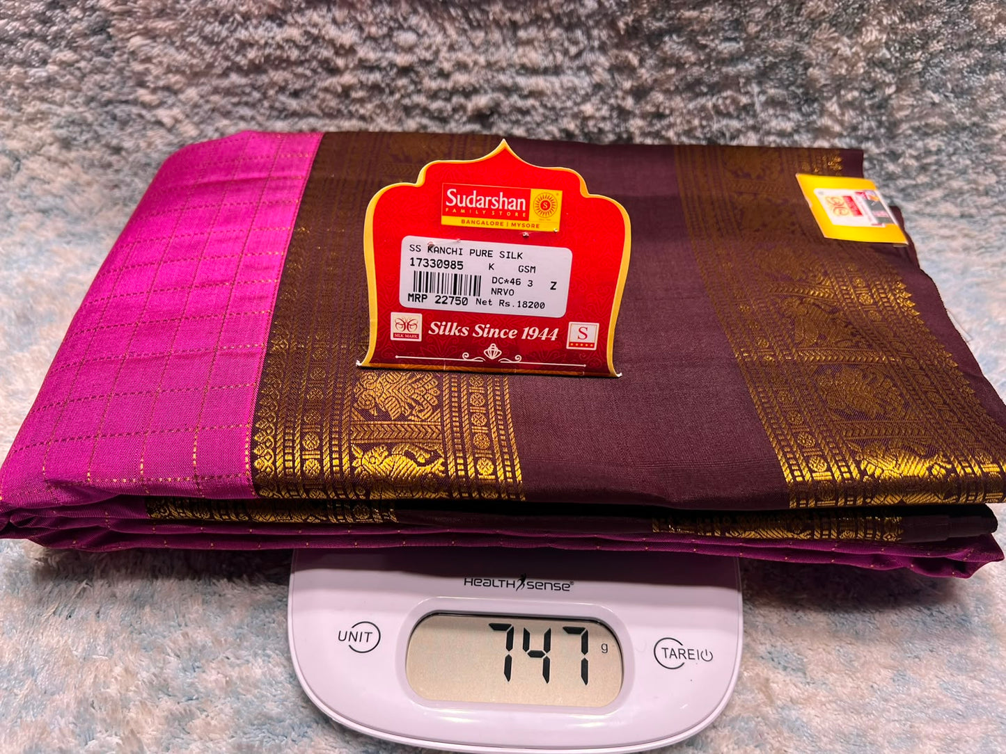 Pure Kanchipuram Silk Saree