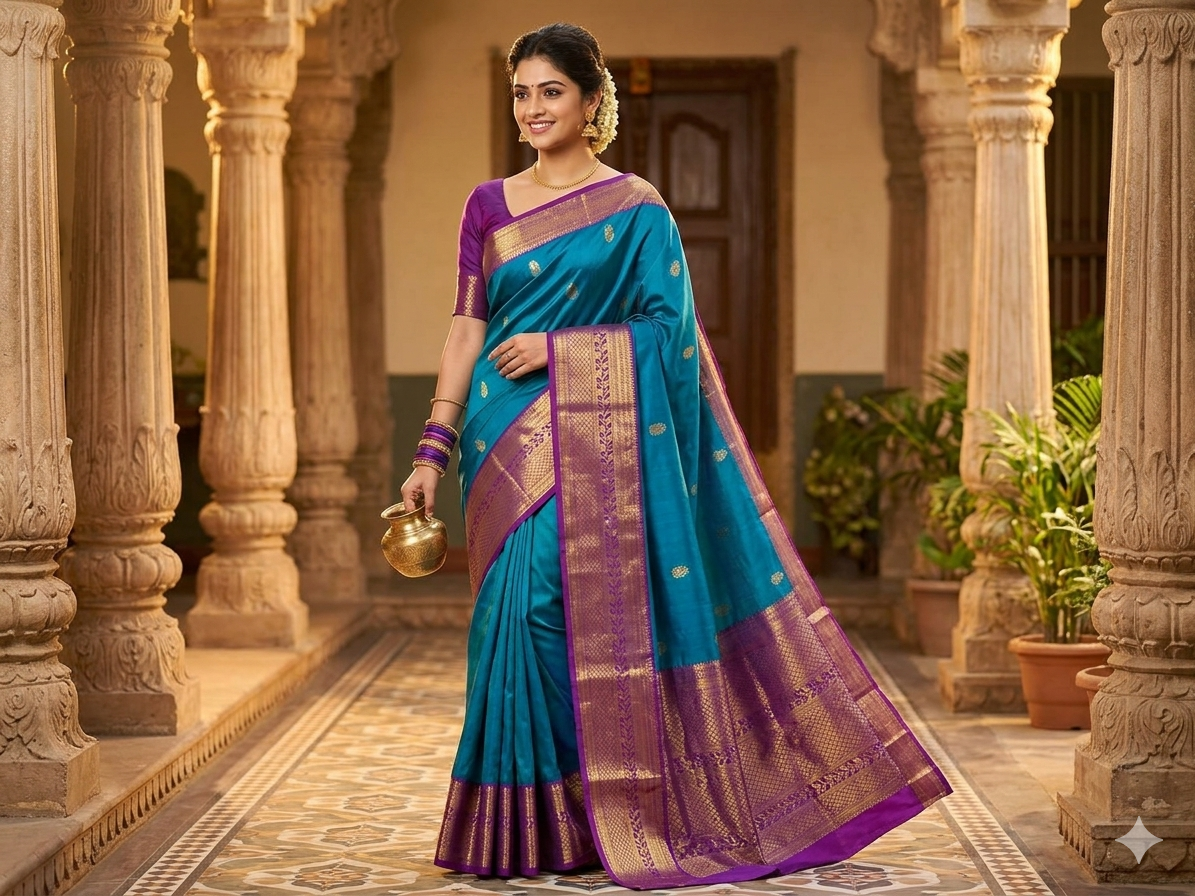 Pure Kanchipuram Silk Saree