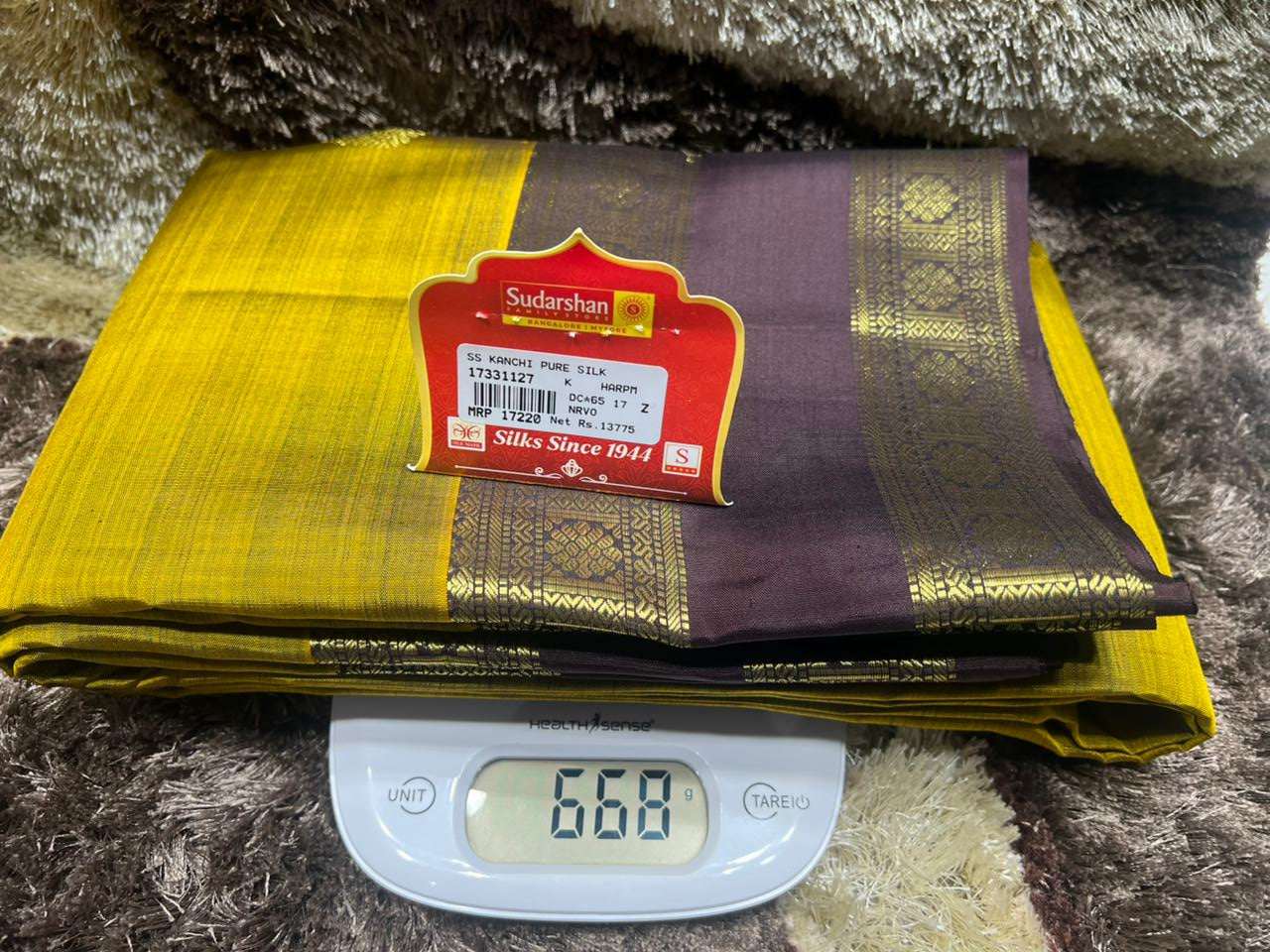 Pure Kanchipuram Silk Saree