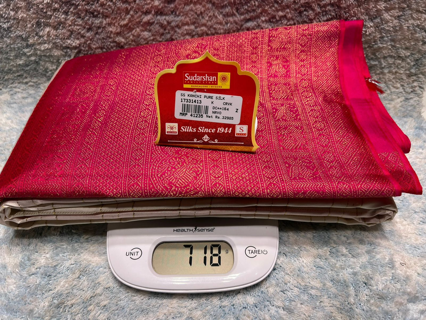 Pure Kanchipuram Silk Saree