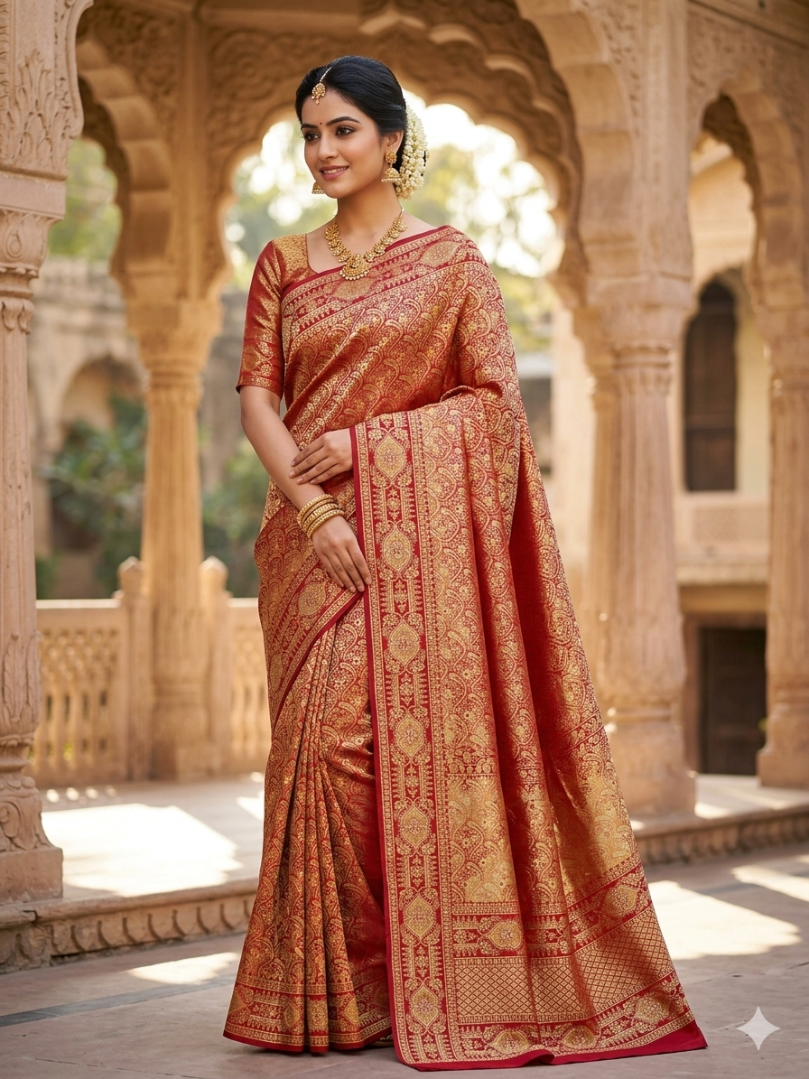 Pure Kanchipuram Silk Saree