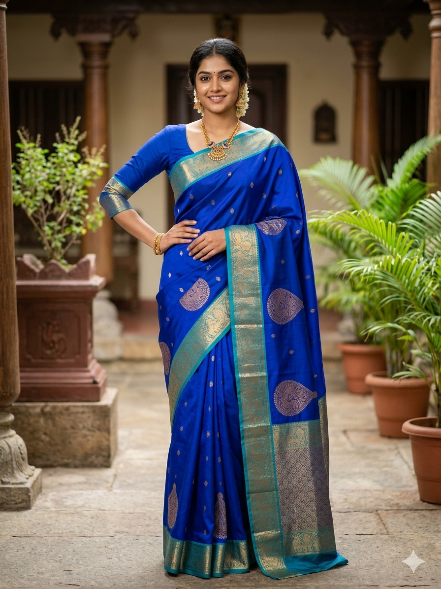 Pure Kanchipuram Silk Saree