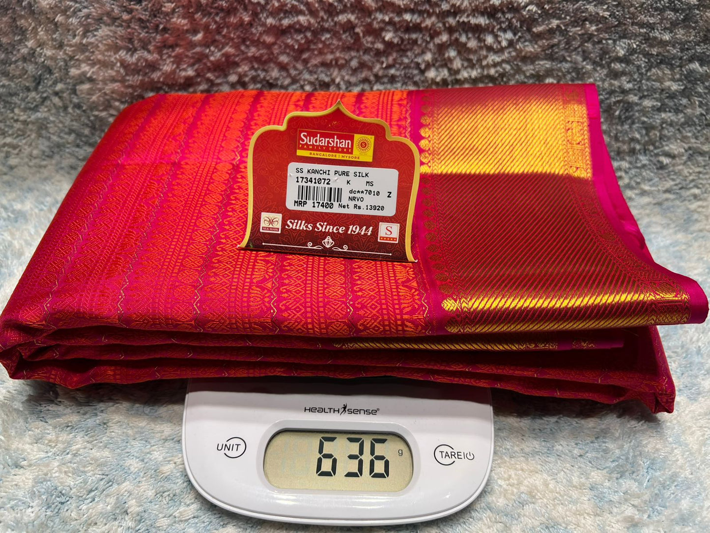 Pure Kanchipuram Silk Saree