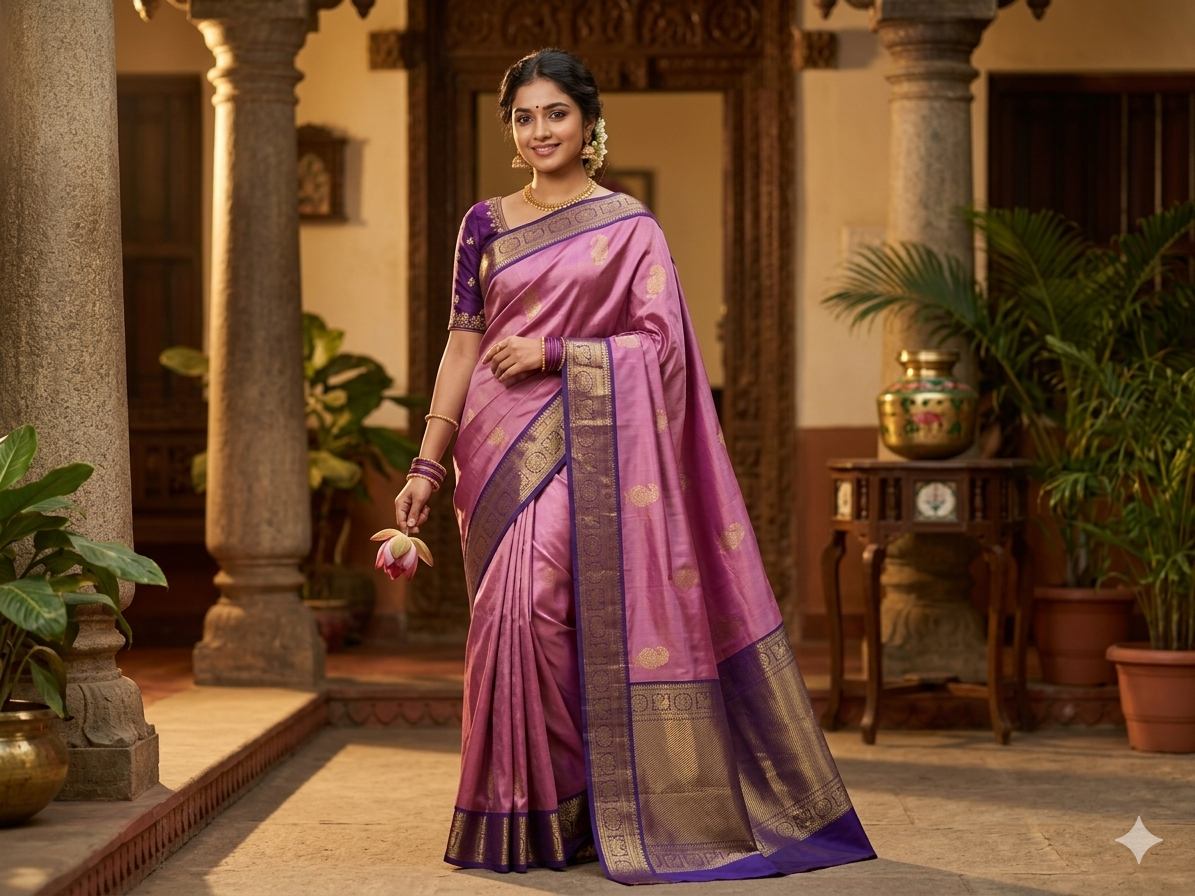 Pure Kanchipuram Silk Saree