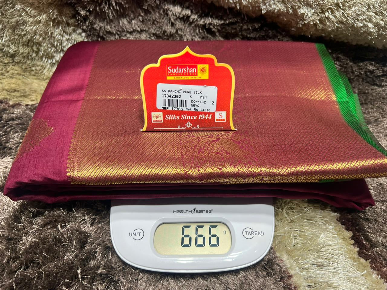 Pure Kanchipuram Silk Saree