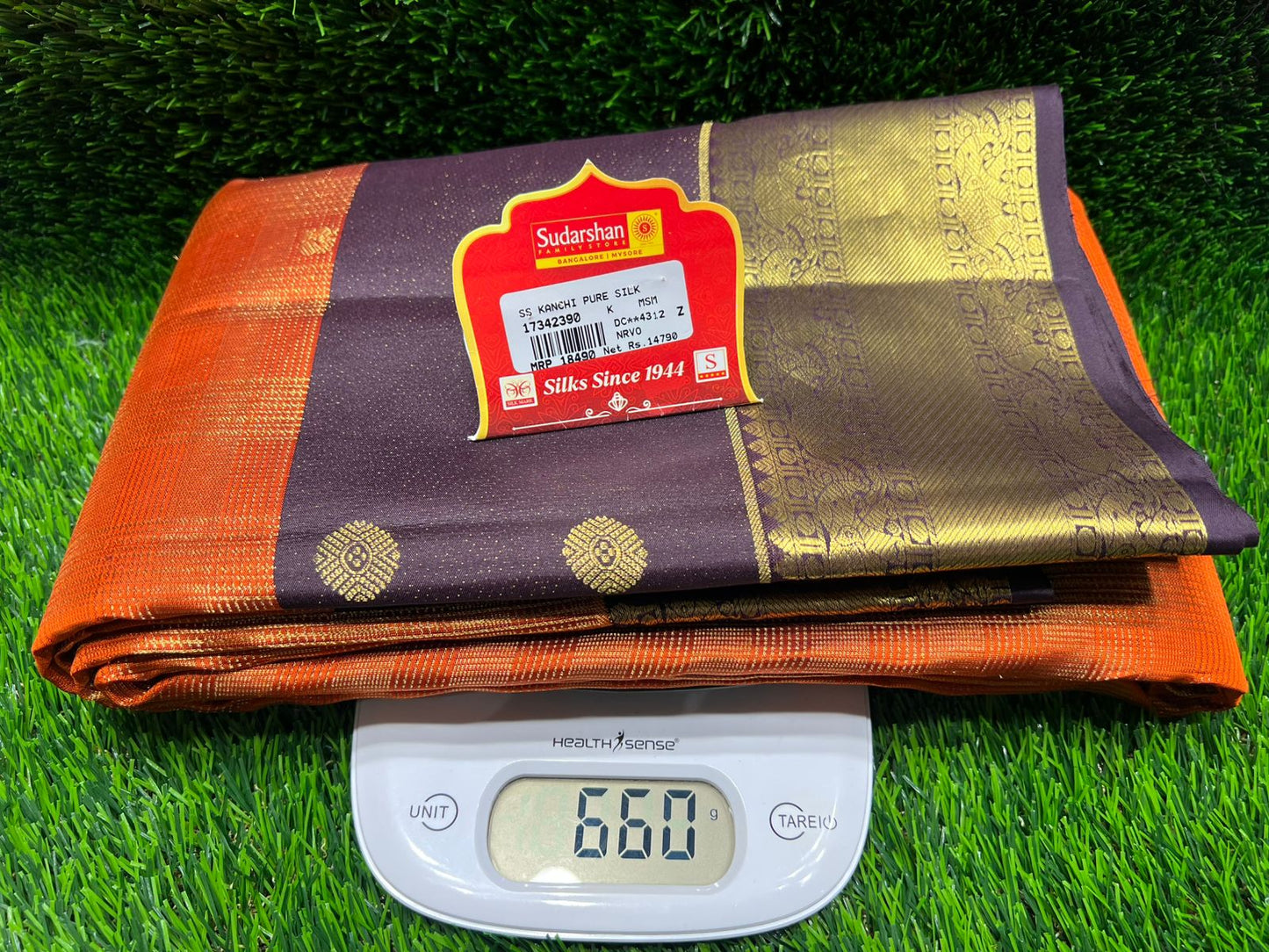 Pure Kanchipuram Silk Saree