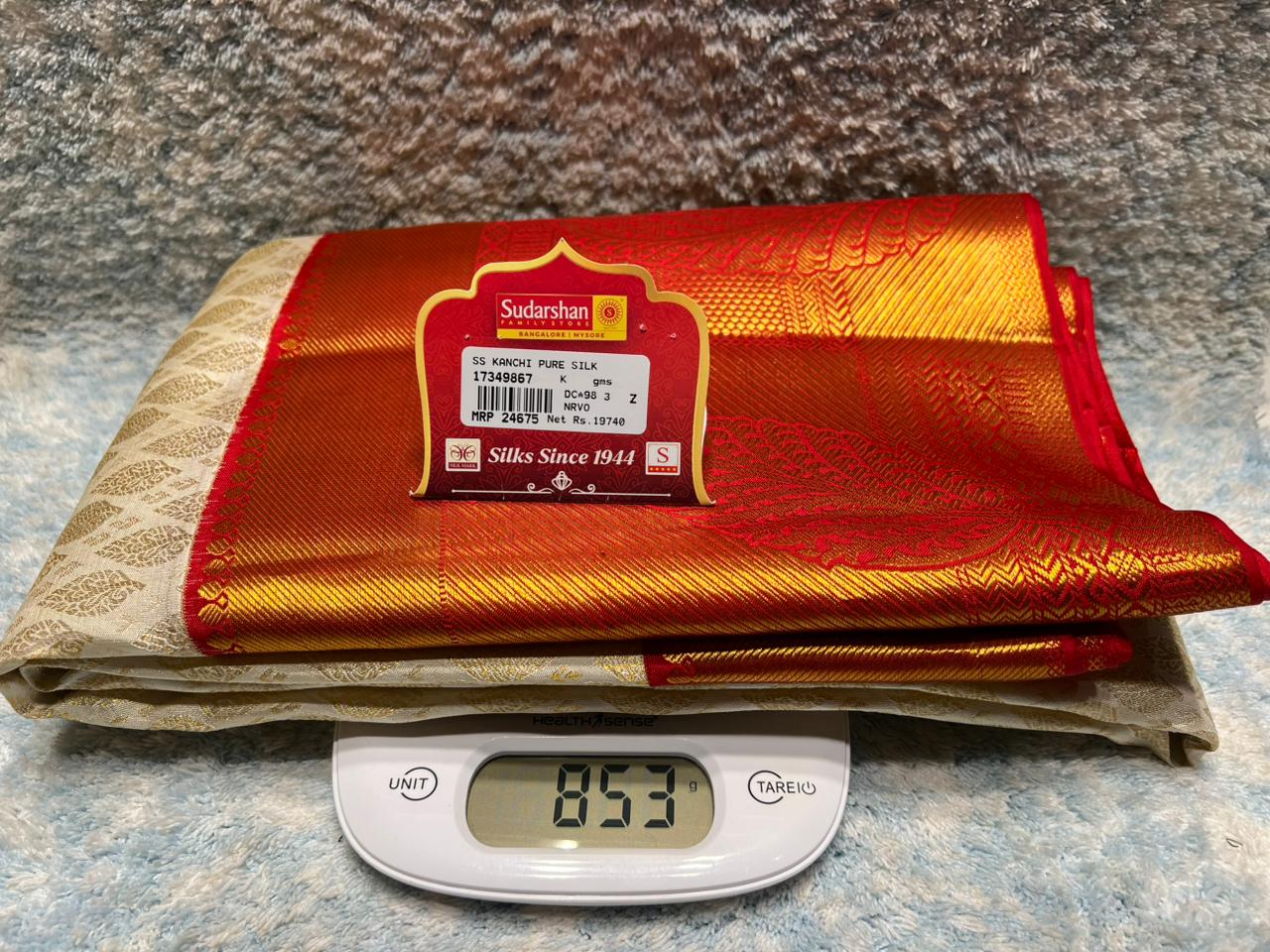 Pure Kanchipuram Silk Saree
