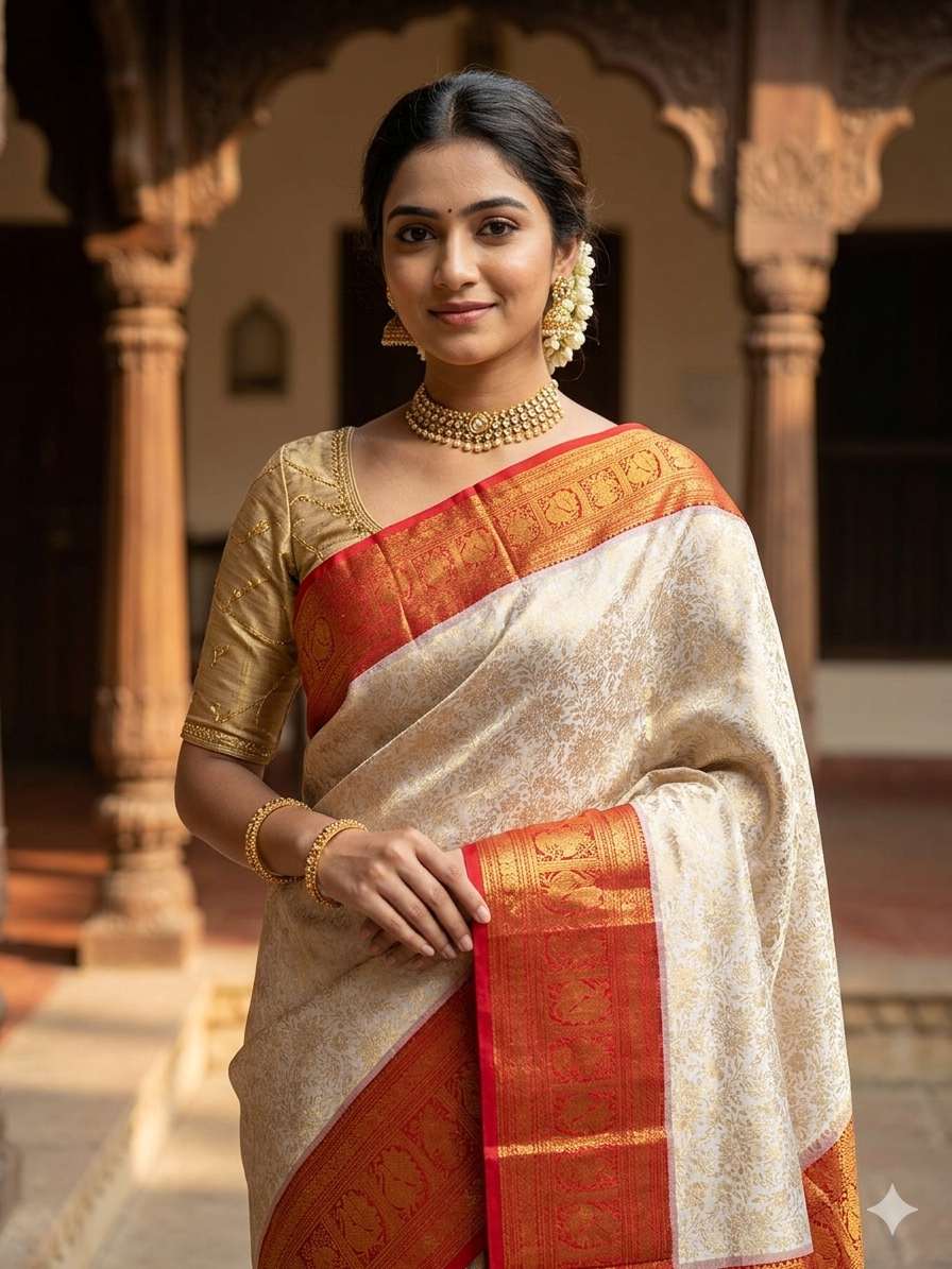 Pure Kanchipuram Silk Saree