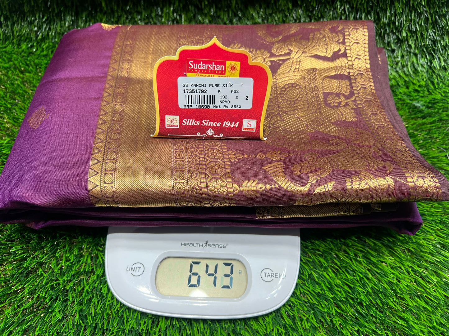 Pure Kanchipuram Silk Saree