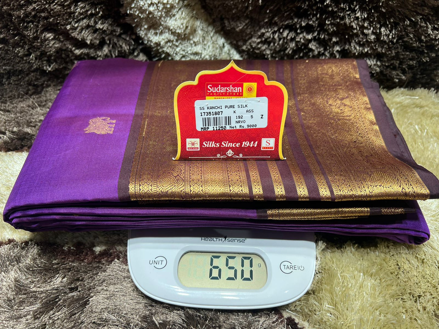 Pure Kanchipuram Silk Saree