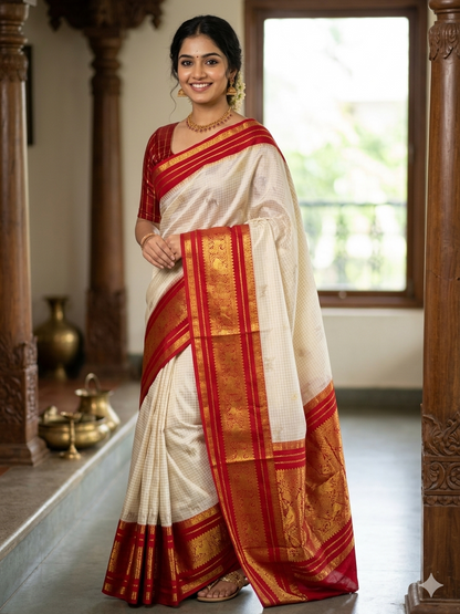 Pure Kanchipuram Silk Saree