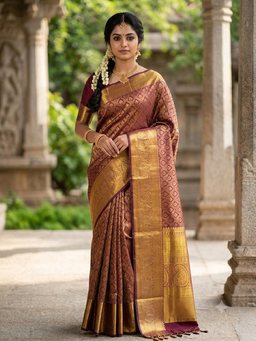 Pure Kanchipuram Silk Saree