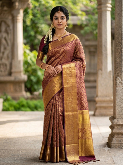 Pure Kanchipuram Silk Saree