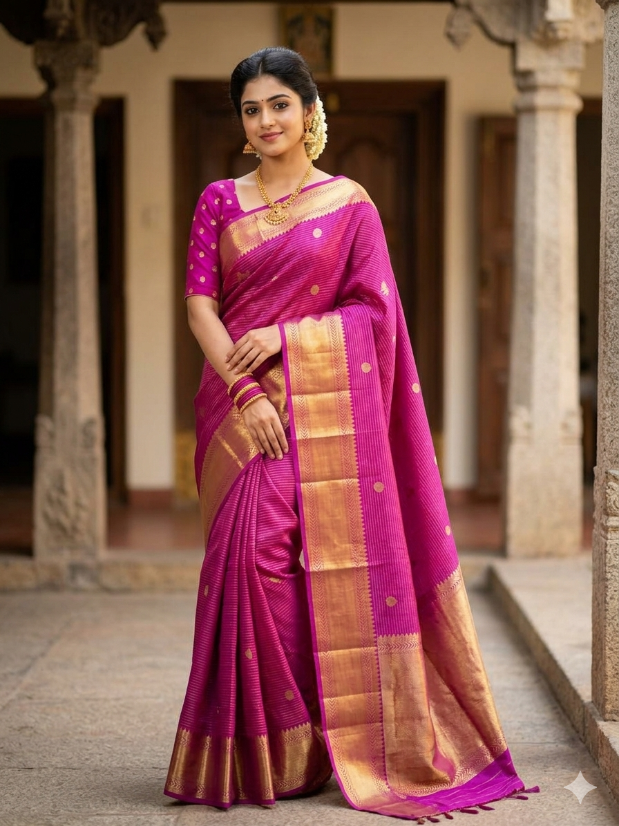 Pure Kanchipuram Silk Saree