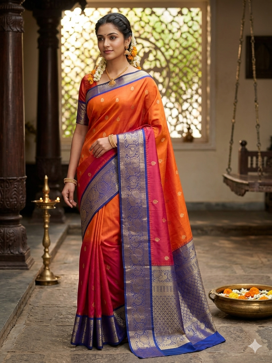 Pure Kanchipuram Silk Saree