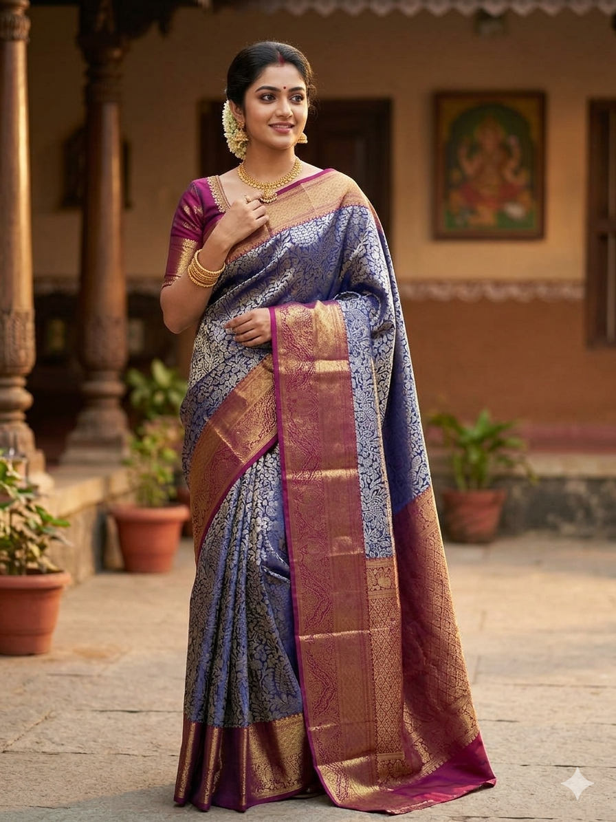 Pure Kanchipuram Silk Saree