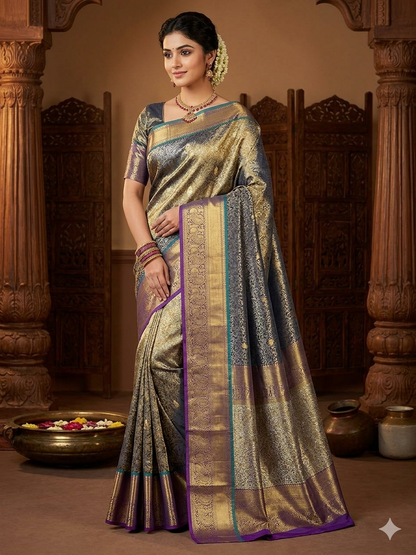Pure Kanchipuram Silk Saree