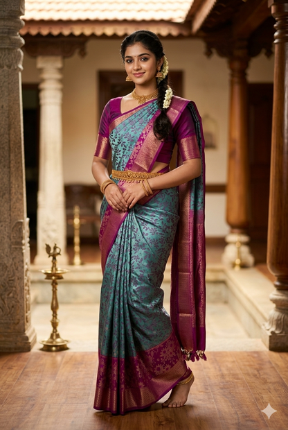 Pure Kanchipuram Silk Saree