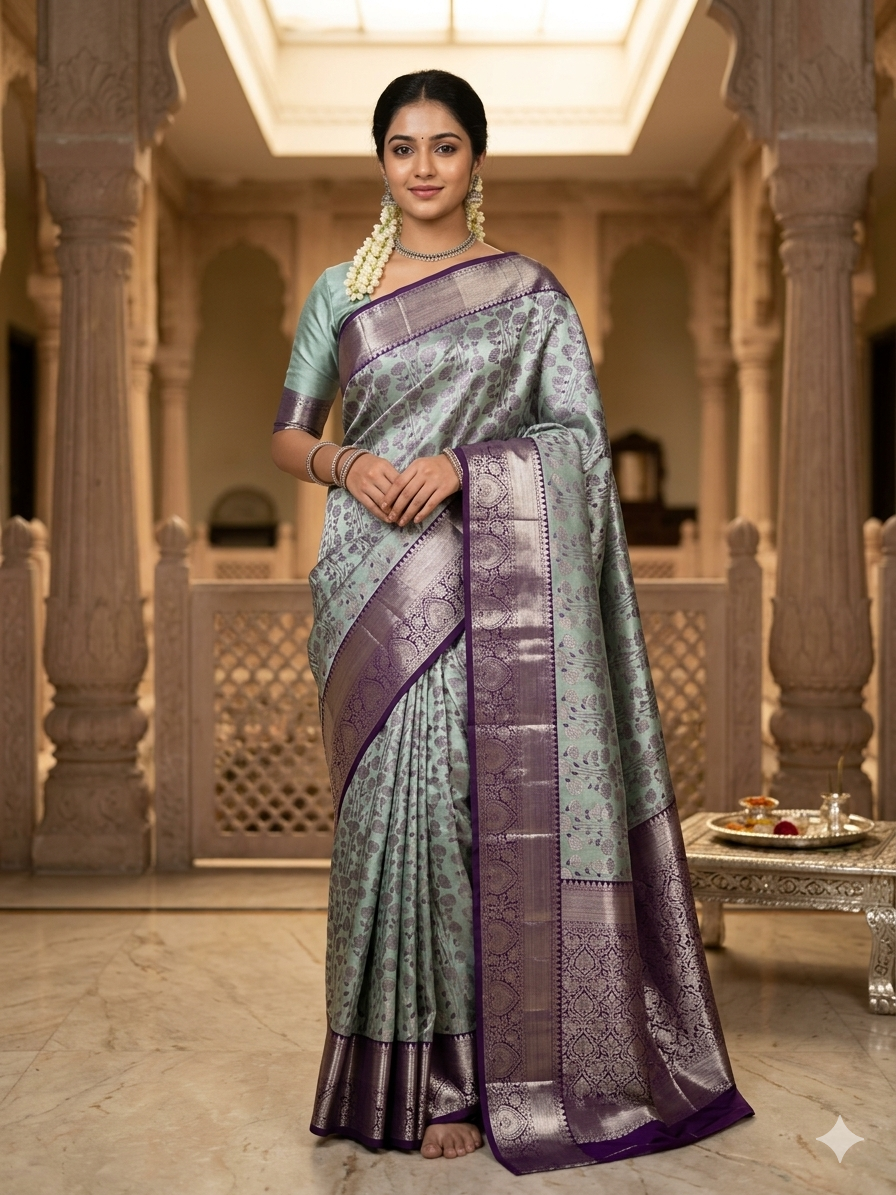Pure Kanchipuram Silk Saree