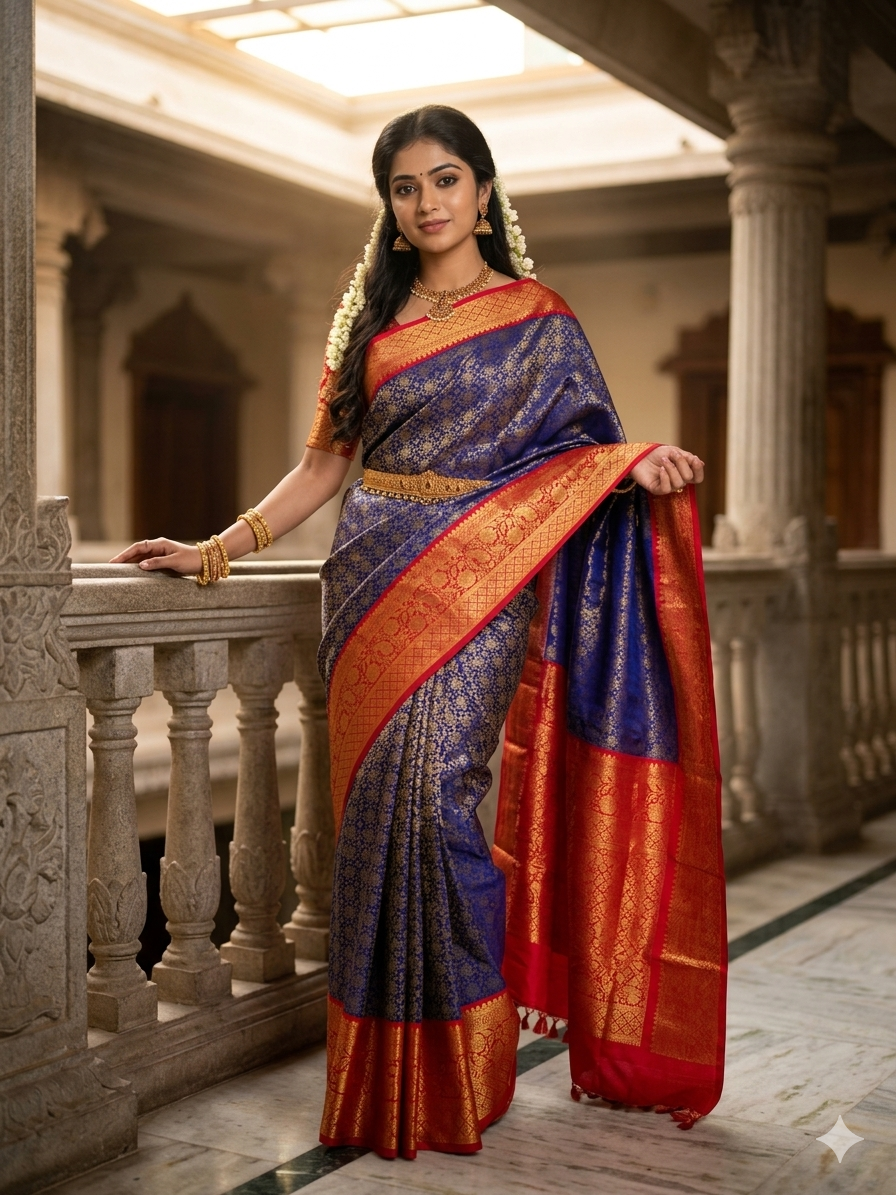 Pure Kanchipuram Silk Saree
