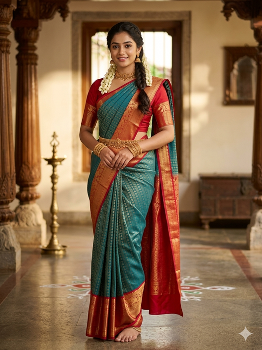 Pure Kanchipuram Silk Saree