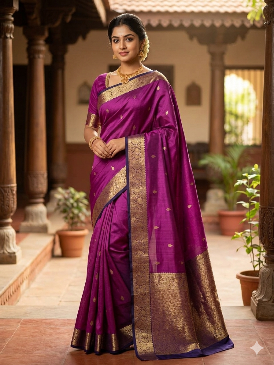 Pure Kanchipuram Silk Saree