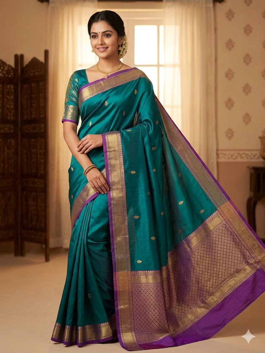 Pure Kanchipuram Silk Saree
